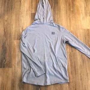 Under Armour hooded sweatshirt gray Size Medium